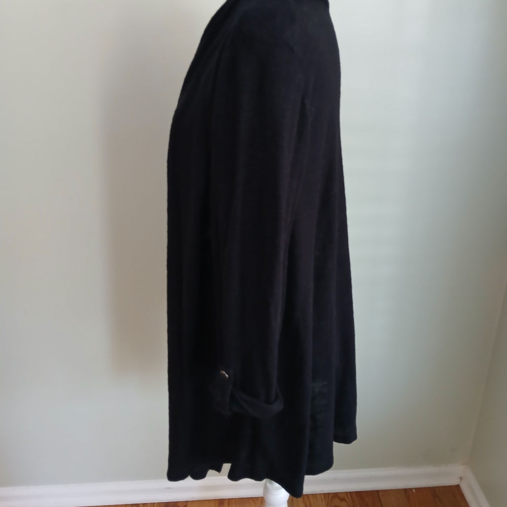 2/$15 Terra & Sky Plus Size Top Open Front Jacket Combo - Picture 3 of 5